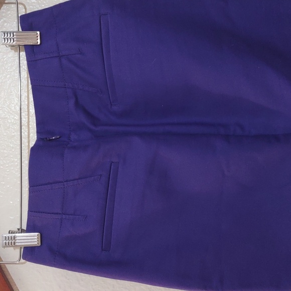 SLIGHTLY USED J. CREW NO. 2 PENCIL SKIRT COLOR PURPLE SIZE 00 95%COTTON 5%SPANDX - Picture 6 of 7
